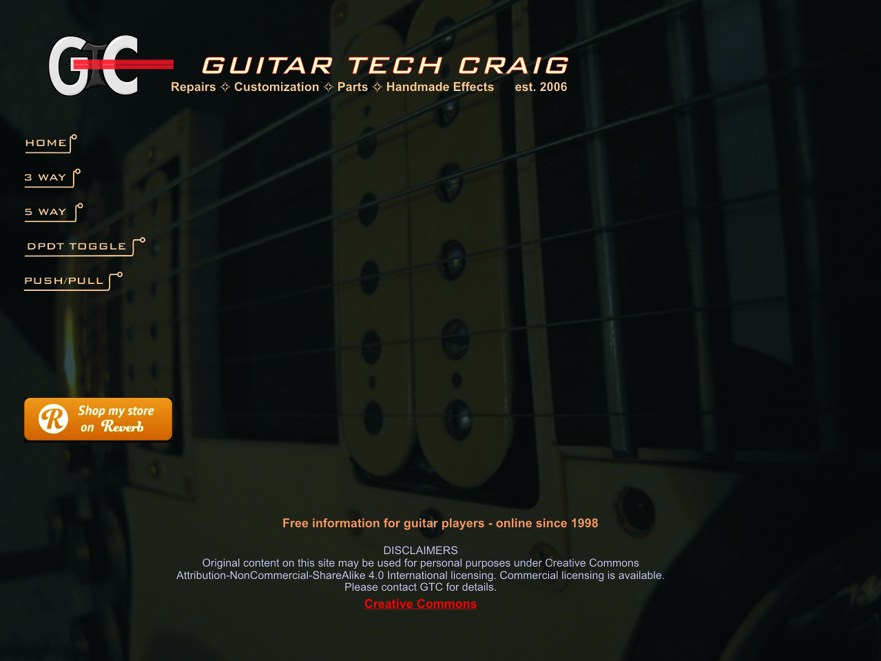 CRAIG'S GUITAR TECH RESOURCE