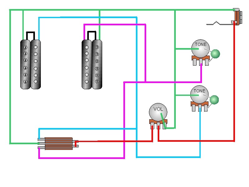 Strat Wiring Diagram One Volume One Tone from www.guitartechcraig.com