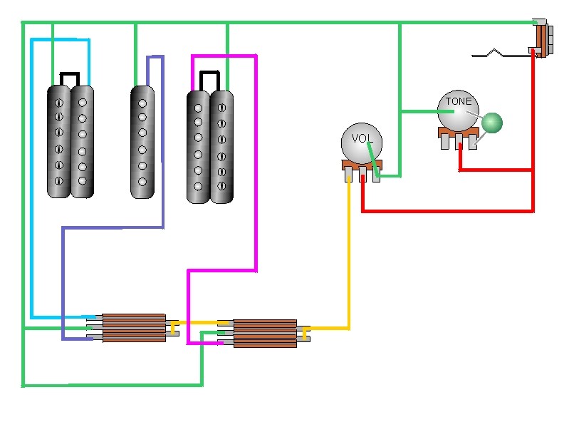 Wiring Diagram For Electric Guitar With One Pickup One Tone And One Vol from www.guitartechcraig.com